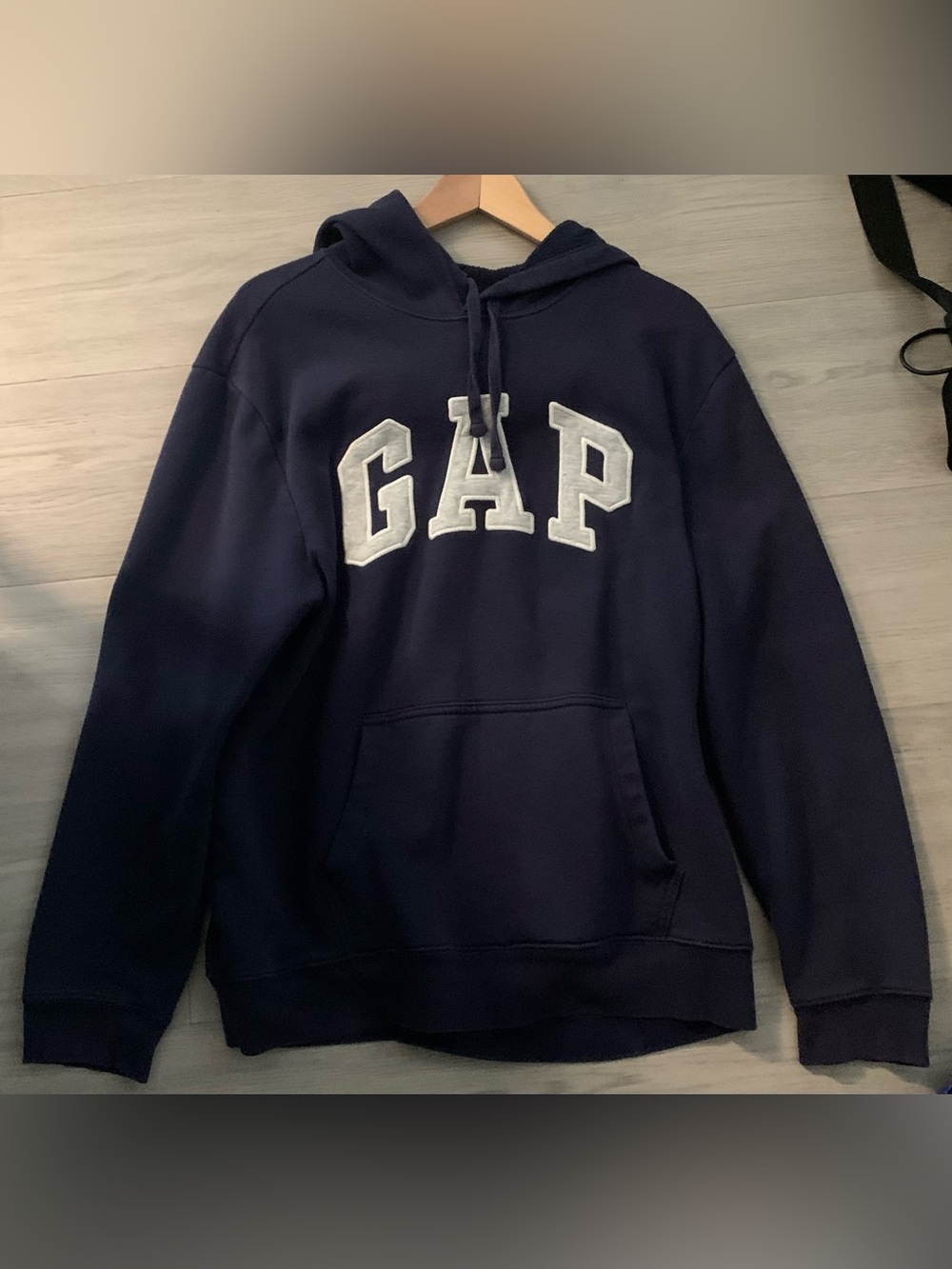 GAP Women’s Navy Hoodie with White Logo